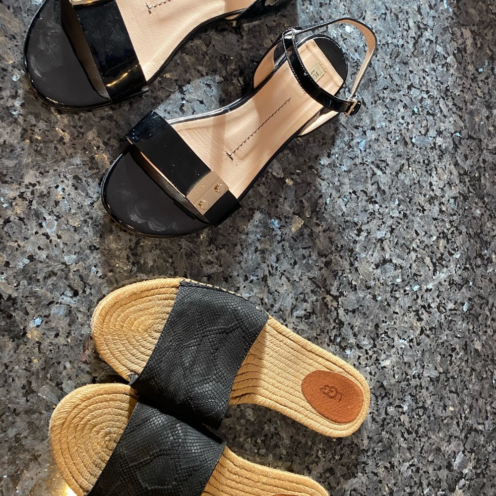 Uggs and Furla sandals / slides